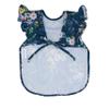 BapronBaby Flutter Boho Floral Bapron - No Neck Tie Safer Bib for Baby & Toddler - Soft Waterproof Stain Resistant - Machine Washable - Sz Preschool 3-5yrs view 3