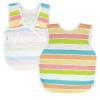 BapronBaby Rainbow Stripes Bapron - No Neck Tie Safer Bib for Baby & Toddler - Soft Waterproof Stain Resistant - Machine Washable - Sz Preschool 3-5yrs view 1