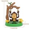 VALINK Solar Powered Dancing Animal, Solar Car Dashboard Decor Toy Cartoon Monkey Swinging Dynamic Auto Ornaments for Office Car Supplies Decoration view 3