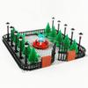 BAENRCY Park Building Blocks Fountain Sencery Accessories Street Set Building Bricks Kit DIY Building Set Compatible All Major Brands (with 10"x10"Baseplate) view 2