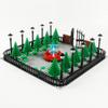 BAENRCY Park Building Blocks Fountain Sencery Accessories Street Set Building Bricks Kit DIY Building Set Compatible All Major Brands (with 10"x10"Baseplate) view 4