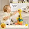 Talking Dancing Duck Toy, Repeating What You Say, Mimicking Toy Dancing Duck Baby Toys for Infants, Singing Duck Stuffed Animal Plush Toys, Baby Toys 6-12 Months Musical Interactive Tummy Time Gifts view 3
