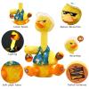 Talking Dancing Duck Toy, Repeating What You Say, Mimicking Toy Dancing Duck Baby Toys for Infants, Singing Duck Stuffed Animal Plush Toys, Baby Toys 6-12 Months Musical Interactive Tummy Time Gifts view 4