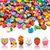 300 Pieces Mini Erasers Assortment Novelty Pencil Erasers Bulk for Office, Stationery, and Craft Projects (Multi-Style) view 1