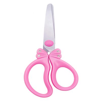 PINK Safety Blunt Tip Scissors for Kids, Ages 5-8 & 8-10 for Girls