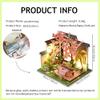 Montidey Chinese Style Lute-Playing, Chess, Calligraphy, and Painting,Wooden Miniature Dollhouse Kit with Furniture,DIY Antique Courtyard Model Dollhouse Puzzle Craft Gift (Lute-Playing) view 2