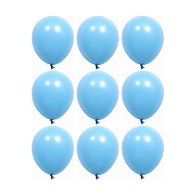 18 inch Pastel Blue Balloons, 15 pcs Big Thicker Baby Blue Latex Balloons for Birthday Wedding Baby Shower Party Decorations (Pastel Blue)