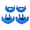 Rc Steering Cup Set,Aluminum Alloy Steering Cup with C Seat for 1/8 Truck (Blue) Car Model Accessory view 1