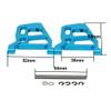 Replacement Part For Front Lower Suspension Arm 2PCS Alloy For Rc Model Car 1/10 Racing Buggy Truggy S-Course Desert 512008 - (Color: Silver) view 3