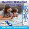 Gufino Spanish Learning for Kids: ABC Learning for Toddlers, Busy Book, Speech Therapy, Alphabet Sound Book, Preschool Learning Activities, Letter Tracing, English & Spanish, Learn Spanish for Kids view 2