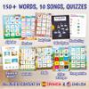 Gufino Spanish Learning for Kids: ABC Learning for Toddlers, Busy Book, Speech Therapy, Alphabet Sound Book, Preschool Learning Activities, Letter Tracing, English & Spanish, Learn Spanish for Kids view 3