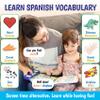 Gufino Spanish Learning for Kids: ABC Learning for Toddlers, Busy Book, Speech Therapy, Alphabet Sound Book, Preschool Learning Activities, Letter Tracing, English & Spanish, Learn Spanish for Kids view 4