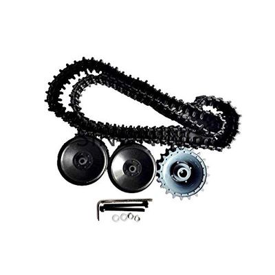 Replacement Part For 1set Plastic Wheel Track With Bearing Wheel+ Driving Wheel+ Track For Tank Chassis Tracked Vehicle Motor - (Color: Set Of Track Wheels)