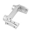 Replacement Part For Front Bumper Mount Servo Bracket Front Steering Gear Bracket For 1/10 SCX10 II 90046 90047 RC Car Accessories - (Color: Silver) view 1