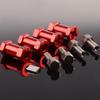 Replacement Part For 4 STUKS Metalen 12MM HEX Drive Klimmen Simulatie 20MM Koppeling RC Auto Voor CC01 AX10 SCX10 HEX25 ENRON - (Color: Red) view 1
