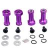 Replacement Part For RC Car A949 A969 A979 Upgrade Part Aluminum Alloy 12MM Hex Hub 24MM Extension Adapter For RC 1/18 Te Control Cars - (Color: Purple) view 1