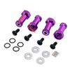 Replacement Part For RC Car A949 A969 A979 Upgrade Part Aluminum Alloy 12MM Hex Hub 24MM Extension Adapter For RC 1/18 Te Control Cars - (Color: Purple) view 3