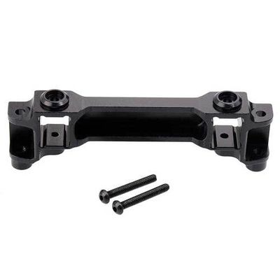 Replacement Part For Rock Crawler Aluminum Alloy Front Anti-Collision Bumper Rear Bridge Transmission Shafts For RC Cars Upgrade Parts - (Color: Black)
