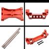 Replacement Part For Rock Crawler Aluminum Alloy Front Anti-Collision Bumper Rear Bridge Transmission Shafts For RC Cars Upgrade Parts - (Color: Black) view 2