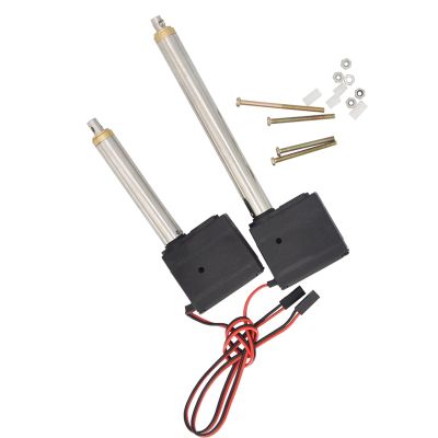 DAPENGNIAO Upgrade Metal Arm Driving Servo Parts for HUINA 1593 22CH RC Truck 1/14 Remote Control Engineering Vehicle Model Excavator Accessories ( Color : One Set for 593 )