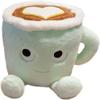 Cute Matcha Latte Coffee Cup Shaped Pillow Real-Life Green Tea Latte Coffee Stuffed Soft Plush Toys Doll (30CM, Pink) view 1