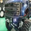 H-TECH RC CNC Aluminum Metal Front Bumper Face Bar & LED Kit for CEN Racing Ford F450 SD 1/10 RTR Custom Dually Truck, Black view 1