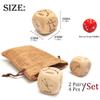 Creative 30MM Wooden Constellation Dice Set, Laser Engraved 6-Sided Wood Big Zodiac Dices for Constellation Divination Accessory (2Pcs/Set(1Pair), V2) view 3