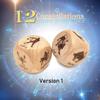 Hometu Creative 30MM Wooden Constellation Dice Set, Laser Engraved 6-Sided Wood Big Zodiac Dices for Constellation Divination Accessory (2Pcs/Set(1Pair), V1) view 2