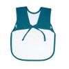 BapronBaby Minimalist Teal Bapron - No Neck Tie Safer Bib for Baby & Toddler - Soft Waterproof Stain Resistant - Machine Washable - Sz Preschool 3-5yrs view 3