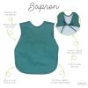 BapronBaby Minimalist Pine Bapron - No Neck Tie Safer Bib for Baby & Toddler - Soft Waterproof Stain Resistant - Machine Washable - Sz Baby/Toddler 6m-3T view 2
