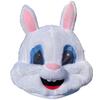NQBRNG Cute Easter Rabbit Plush Halloween Party Bunny Head Mask Mascot Costume view 1