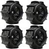 Powerhobby 1/8 Rooster 3.8 Belted Paddle Sand Snow Tires 17mm Wheels (4) FITS : 1/8 Monster Truck ARRMA KRATON/Outcast/NOTORIOU/TRAXXAS E-REVO/T-MAXX/Summit/LOSI LST/HPI Savage view 1
