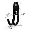 2 Pcs Wall Mount Baby Stroller Hanger, Baby Stroller Holder Wall Mount, Baby Stroller Wall Rack, Garden Power Tool Hanger Wall Hook, Steel Garage Tool Storage Organizer Utility Hooks (Small J) view 3