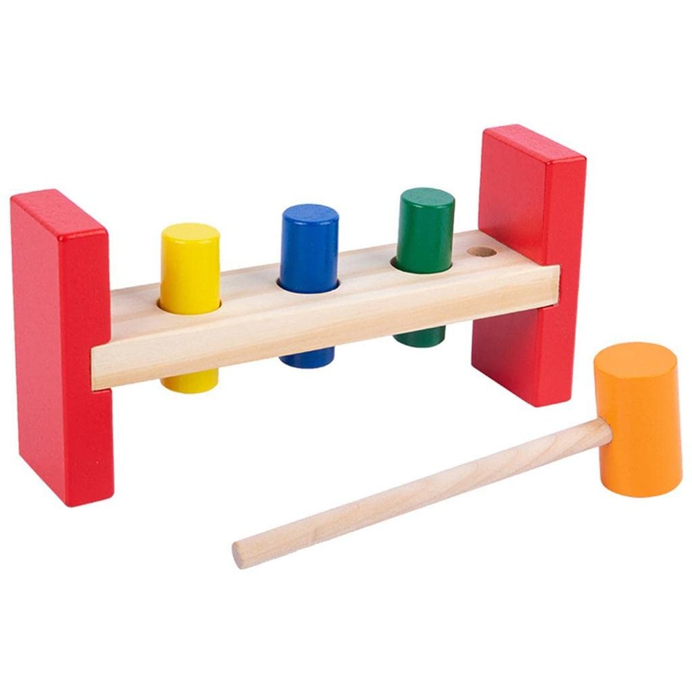 Fancyes Wooden Hammering Toy Pounding Toddler Playing