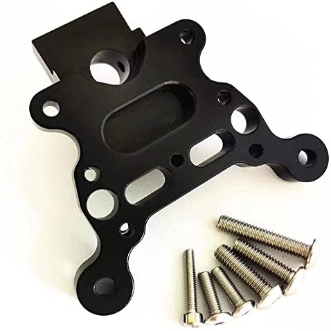 for Arrma Kraton Talion Outcast ARA320500 Aluminum Front Center Brace Mount Balck