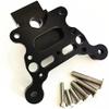 for Arrma Kraton Talion Outcast ARA320500 Aluminum Front Center Brace Mount Balck view 1