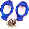 for Traxxas 1/10 MAXX 8932 Aluminum Front C Hubs Blue view 2