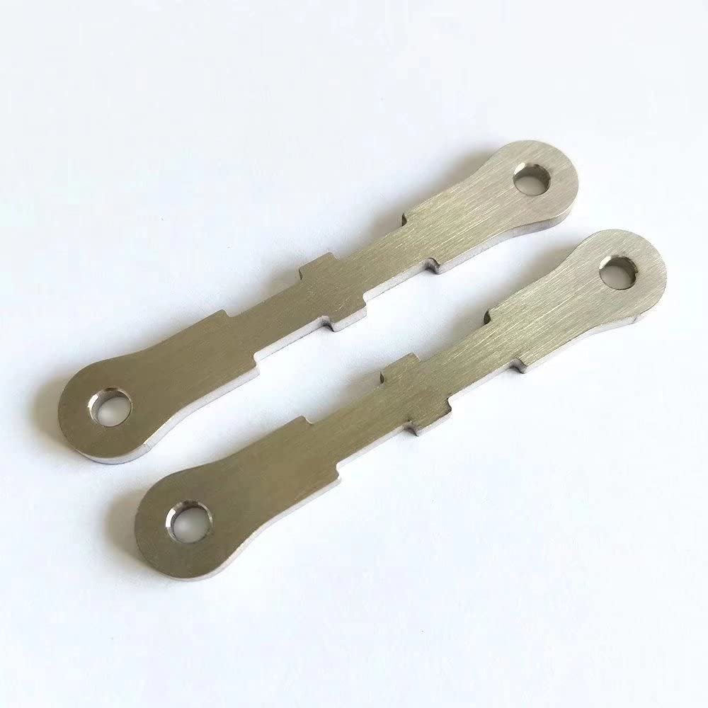 for Traxxas 1/5 X-MAXX XMAXX 7726 Stainless Steel Lower Bulkhead Tie Bar 2pcs