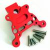 for Arrma Kraton Talion Outcast ARA320500 Aluminum Front Center Brace Mount Red view 2
