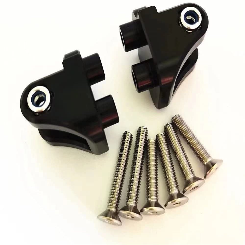 for Team Losi 1/6 Super Baja Rey LOS254040 Aluminum Rear Upper Axle Suspension Link Mount Black