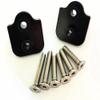 for Team Losi 1/6 Super Baja Rey LOS254040 Aluminum Rear Upper Axle Suspension Link Mount Black view 2