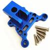 for Arrma Kraton Talion Outcast ARA320500 Aluminum Front Center Brace Mount Blue view 1