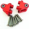 for Team Losi 1/6 Super Baja Rey LOS254040 Aluminum Rear Upper Axle Suspension Link Mount Red view 2