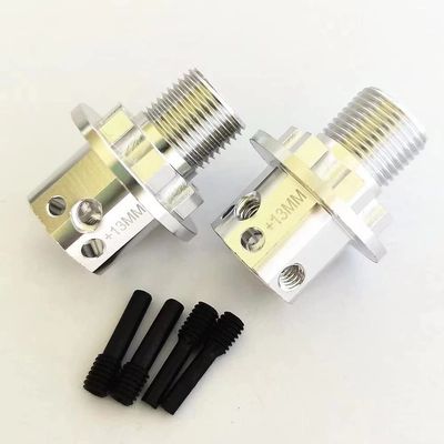 for Arrma Typhon Talion Kraton Senton AR310484 AR310592 Aluminum Lengthened Wheel Hex 17mm Silver