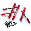 6pcs Adjustable Turnbuckles Camber Links Steering Links for Arrma 3S Vorteks Senton Granite Big Rock Typhon Upgrade Parts (Red) view 3