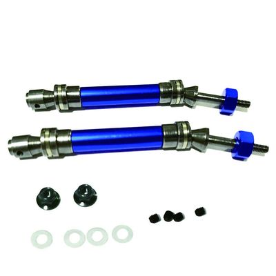 2pcs Metal Rear CVD Drive Shaft Transmission Axle for RC 1/10 ECX 2WD Torment Ruckus Circuit AMP Series Upgrade Parts (Dark Blue)