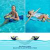 Jasonwell Inflatable Pool Hammock Float - 2 Pack Water Hammock Pool Floaties Multi-Purpose (Saddle Lounge Chair Drifter) 4 in 1 Lake Beach Floating Loungers Swimming Pool Floats Toys for Adults view 4