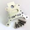 for Arrma Kraton Talion Outcast ARA320500 Aluminum Front Center Brace Mount Silver view 2