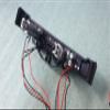 H-TECH RC CNC Aluminum Metal Rear Bumper & LED Kit for CEN Racing Ford F450 SD 1/10 RTR Custom Dually Truck, Black view 4