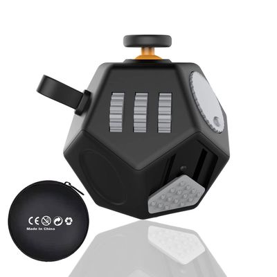 Mini Finger Cube Toys,Sensory Fidget Toys Relief Stress and Anxiety Depression Anti for Childens and Adults with ADD,ADHD,OCD,Autism(Black)